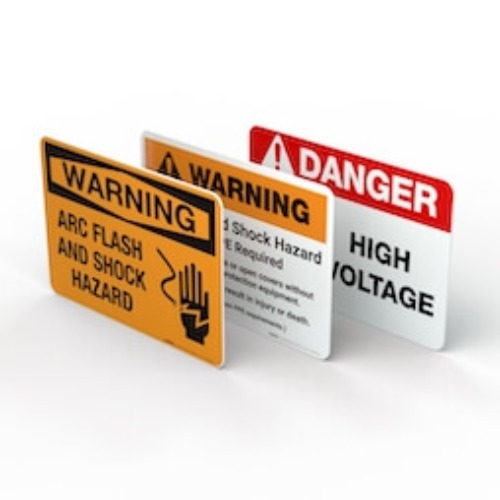 Magnetic Caution Sign